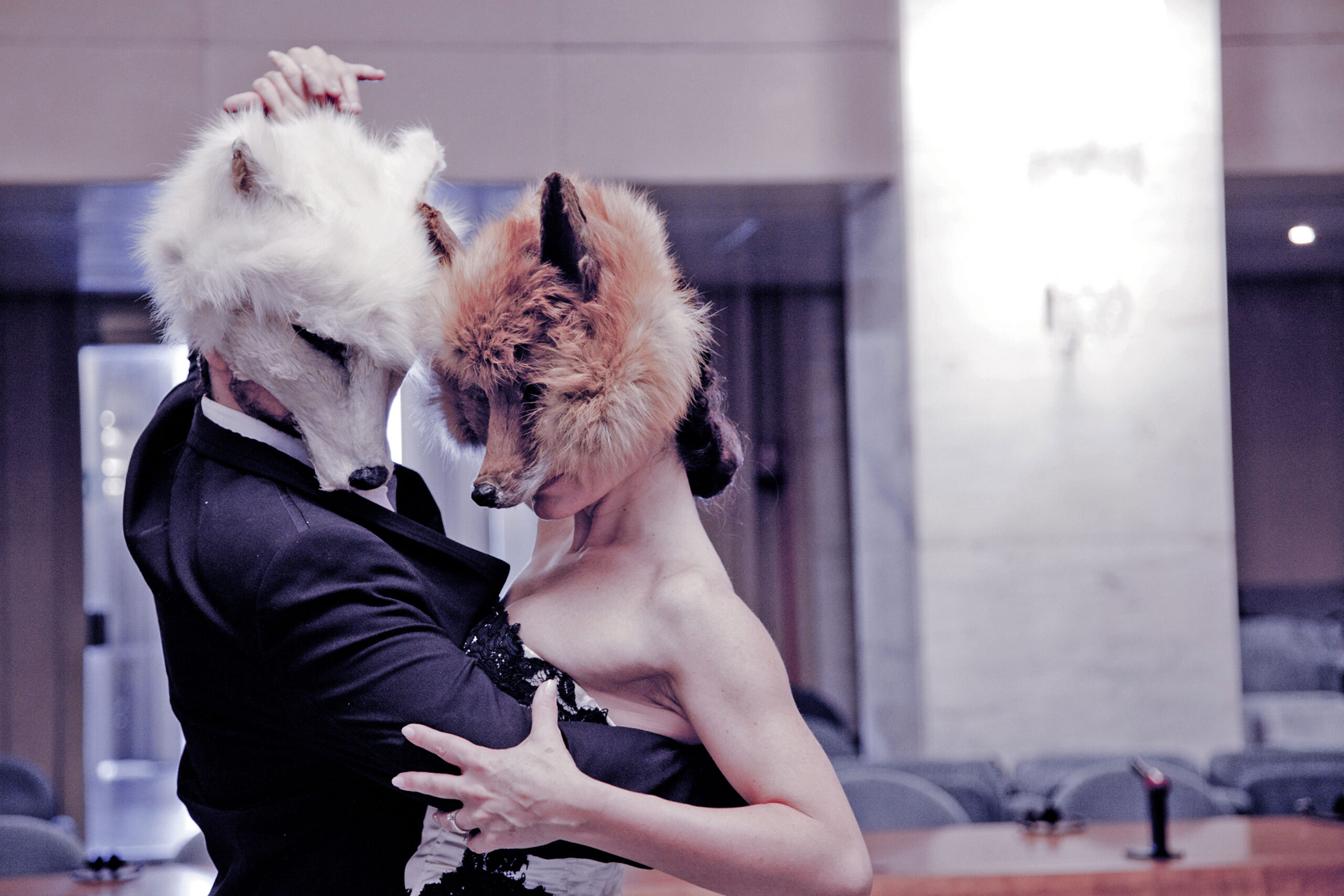 the-fox-and-the-wolf-(salone-conferenze-internazionali-Farnesina)