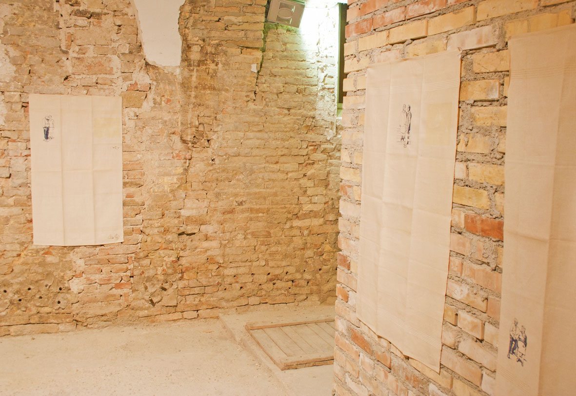 Il Corredo, installazione, Collective Memory, Casa Spazio, 2015, Palermo